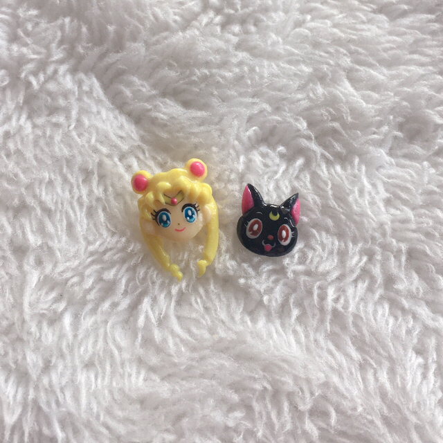 3dネイルパーツ セーラームーン ちびうさ うさぎ ねこ ルナ ネイルパーツ