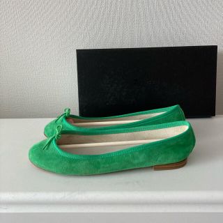 レペット(repetto)の【あや様】repetto グリーン　フラットシューズ(バレエシューズ)