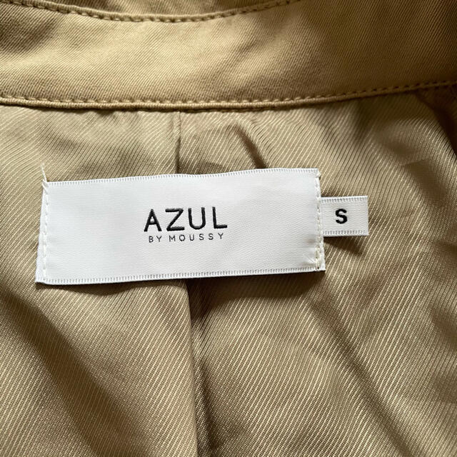 AZUL by moussy(アズールバイマウジー)のAZUL by moussy トレンチコート ロングコート ベージュ S レディースのジャケット/アウター(トレンチコート)の商品写真