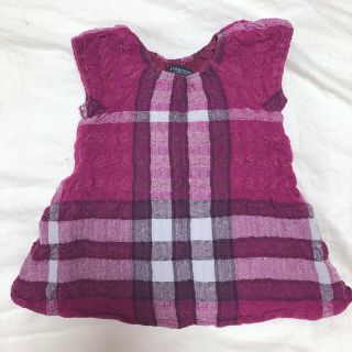 バーバリー(BURBERRY)のバーバリー🧸チェック🧸70.80cm(ワンピース)