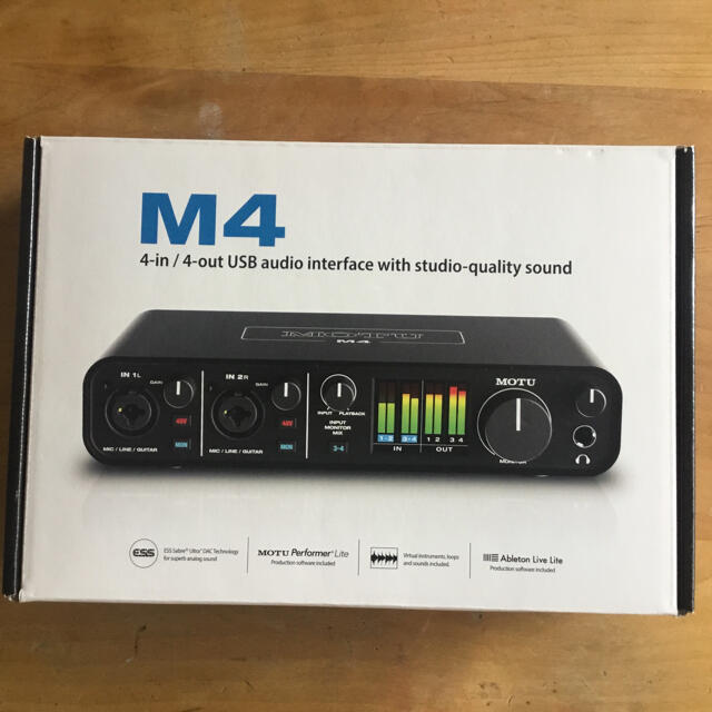 MOTU M4　新品未使用　公式ホームページ購入品