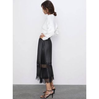 ザラ(ZARA)の【yunyun様専用】ZARA ザラ　レザープリーツスカート　レザースカート(ロングスカート)