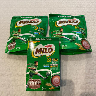 ネスレ(Nestle)のネスレ　ミロ　MILO 240g X 2袋　スティック5本　セット(その他)