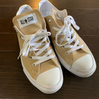 コンバース(CONVERSE)のコンバース　オールスター　ベージュ　25.5cm(スニーカー)