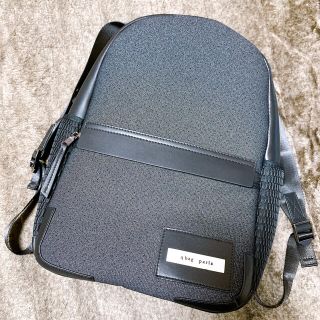 美品☆Qbag tuileries リュック チュールリー デニムブラック(リュック/バックパック)