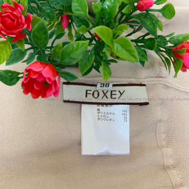 FOXEY(フォクシー)のBOUTIQUE ❤︎美品 桜カラー❤︎ ノースリーブトップス˚✧₊⁎⁎⁺˳✧༚ レディースのトップス(カットソー(半袖/袖なし))の商品写真