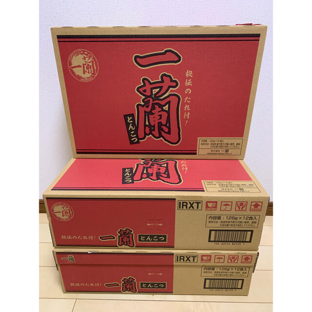 ❤比較検索❤ 一蘭 カップラーメン 1ケース 12個入×3箱 新品❤一蘭 とんこつ 128g ×12