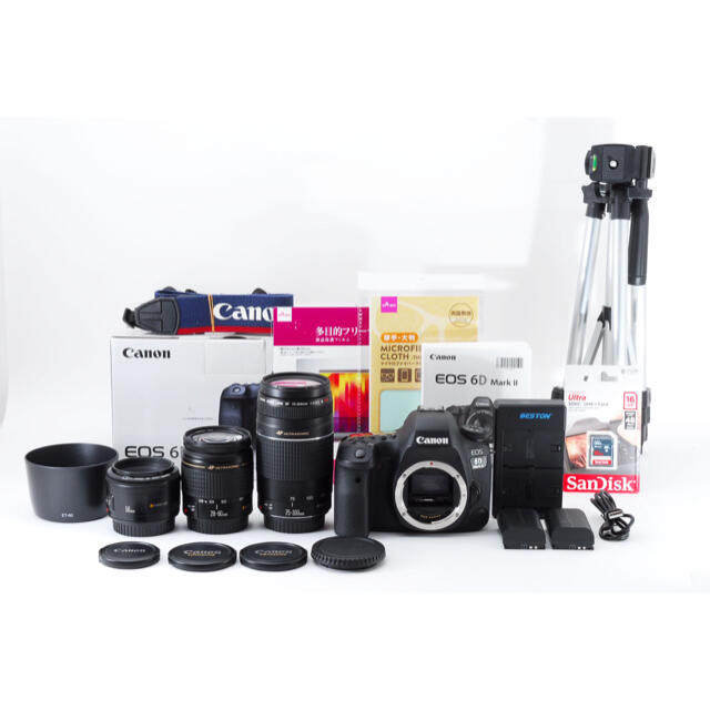 メール便無料】 Canon キャノン - Canon EOS ダブルレンズセット II