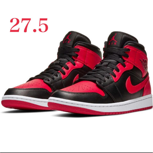 NIKE AIR JORADN 1 MID "BRED"ジョーダン1  27.5