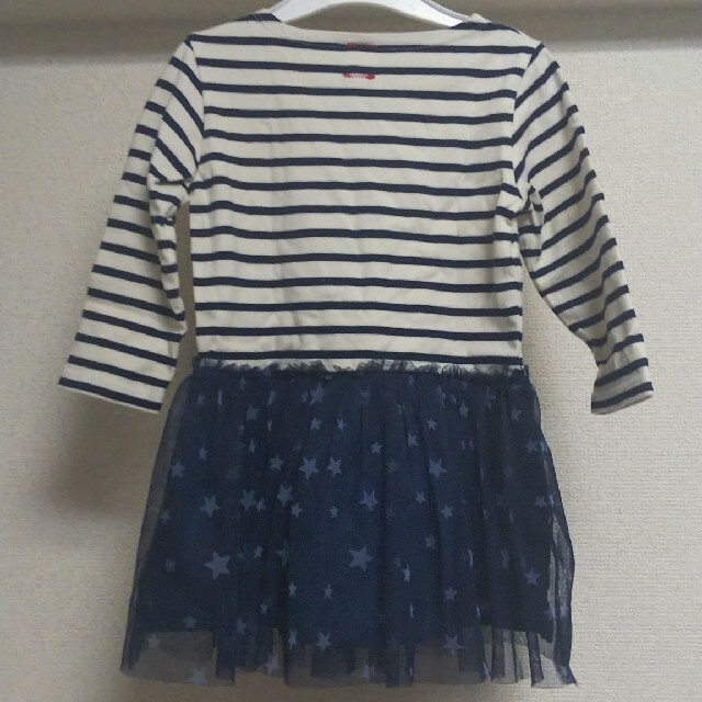 SHIPS(シップス)の送料無料☆SHIPSシップス☆ボーダーワンピース☆90 キッズ/ベビー/マタニティのキッズ服女の子用(90cm~)(ワンピース)の商品写真