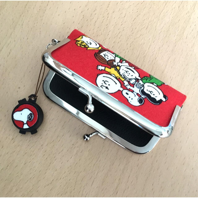 がま口印鑑ケース朱肉付き☆SNOOPY &仲間達 ハンドメイドのファッション小物(その他)の商品写真