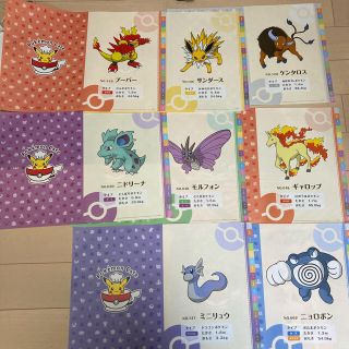 ポケモン(ポケモン)のポケモンランチョンマット20種(キャラクターグッズ)