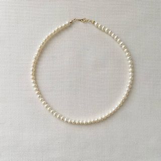 淡水パール チョーカーネックレス 5mm 37cm(ネックレス)