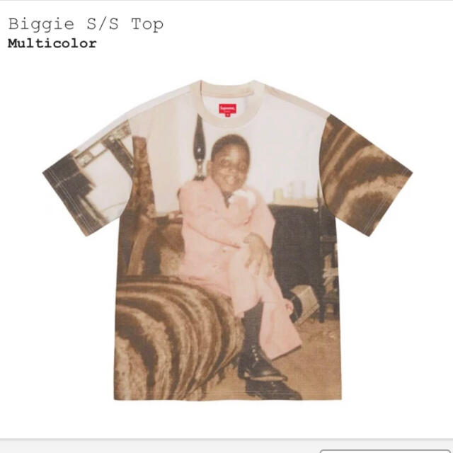 Supreme シュプリーム 21SS Biggie S/S Top XL 専門ショップ 9016円 ...