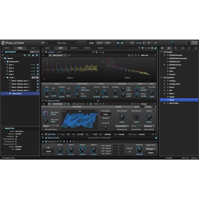 UVI Falcon 2 + エクスパンション × 4 楽器のDTM/DAW(ソフトウェアプラグイン)の商品写真