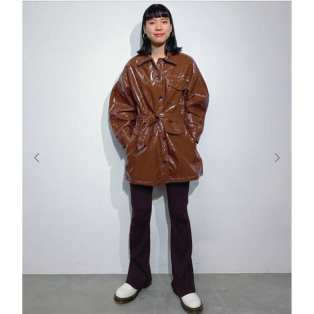 JOURNAL STANDARD(ジャーナルスタンダード)のtach clothing 2020aw パテント レザー コート レディースのジャケット/アウター(その他)の商品写真