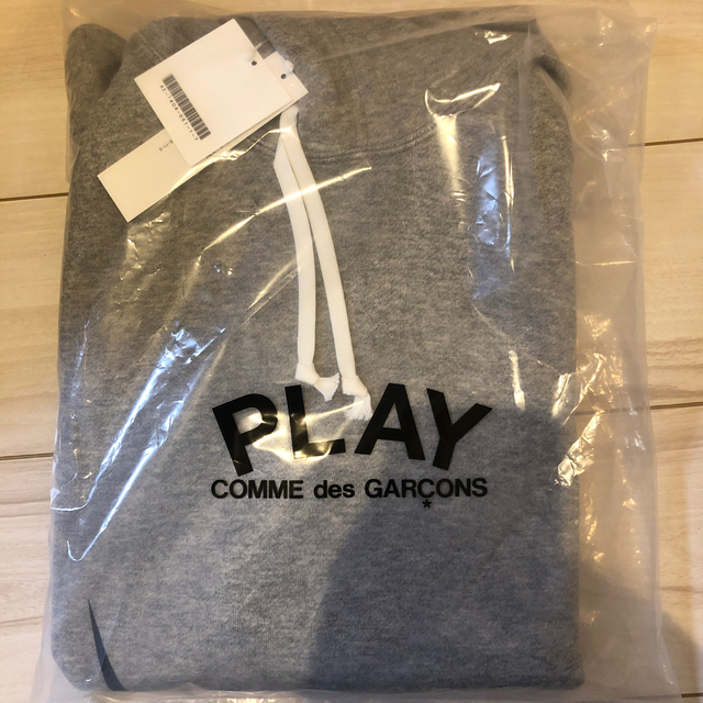 XXL CDG PLAY NIKE x PLAY HOODIE GREY