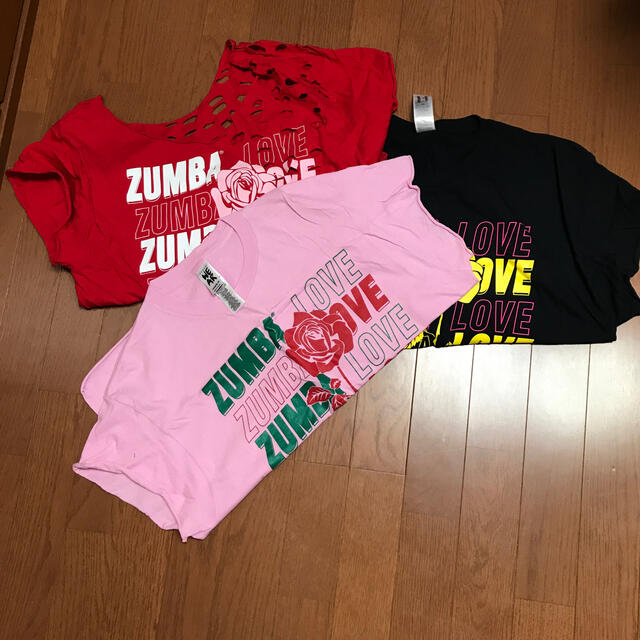 Zumba(ズンバ)のzumba Ｔシャツ3枚セット レディースのトップス(Tシャツ(半袖/袖なし))の商品写真