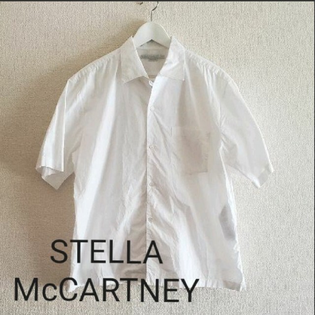 STELLA McCARTNEY 半袖開襟シャツ size40 ホワイト