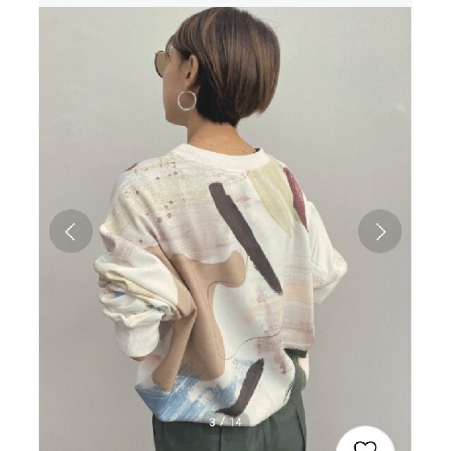 【美品】AMERI アメリ MARY PAINTING SWEAT  完売品