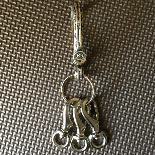 在庫限り】 カントリー別注 キーフック キーホルダー Lucky John