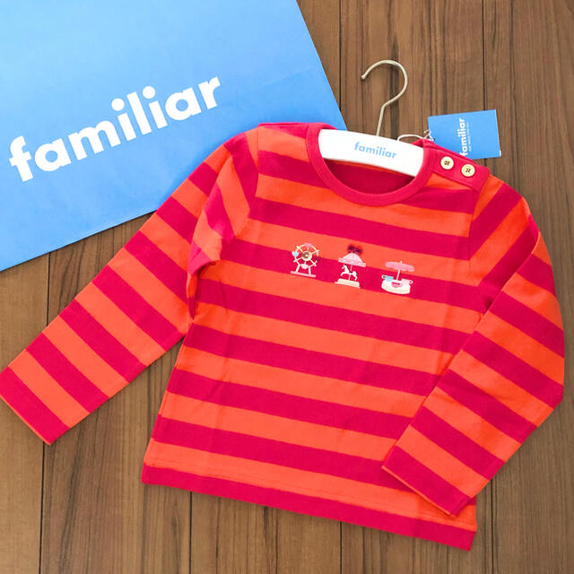 familiar(ファミリア)のファミリア 新品Tシャツ 110 キッズ/ベビー/マタニティのキッズ服女の子用(90cm~)(Tシャツ/カットソー)の商品写真