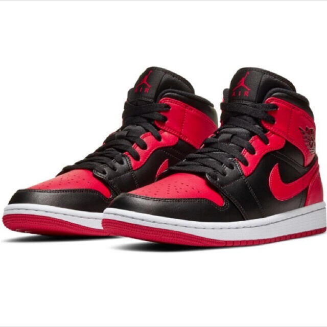 NIKE AIR JORADN 1 MID "BRED"ジョーダン1  28.0靴/シューズ