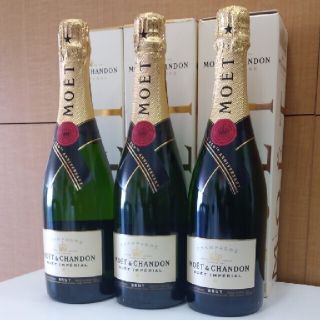 モエエシャンドン(MOËT & CHANDON)の未開栓 シャンパン 3本セット MOET モエ(シャンパン/スパークリングワイン)