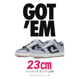 ナイキ(NIKE)のNIKE WMNS DUNK LOW  COLLEGE NAVY ダンク　ロー(スニーカー)