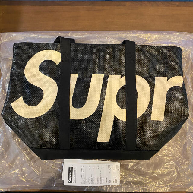 Supreme(シュプリーム)の【メル様専用】Supreme Raffia Tote BLACK  メンズのバッグ(トートバッグ)の商品写真