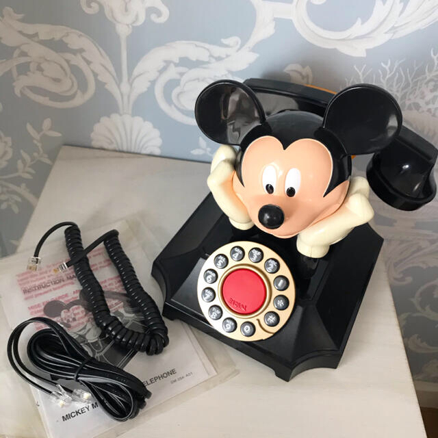 Disney ミッキーマウス デスクテレフォン 電話 レトロ ヴィンテージの通販 By 73 S ディズニーならラクマ