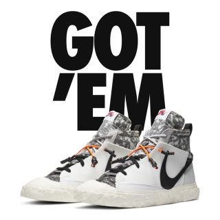 ナイキ(NIKE)のNIKE ブレーザーMID×レディメイド　26.5(スニーカー)