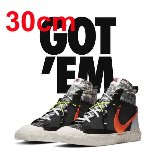 30cm nike blazer mid ブレーザー　レディメイド