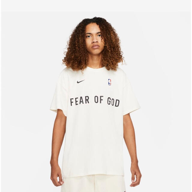 NIKE×Fear of God ウォームアップTシャツ　ペールアイボリートップス