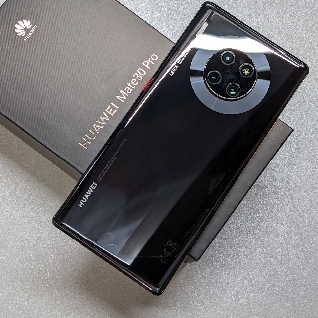 HUAWEI(ファーウェイ)のHUAWEI Mate30 Pro 4G LIO-L29 ブラック　美品 スマホ/家電/カメラのスマートフォン/携帯電話(スマートフォン本体)の商品写真