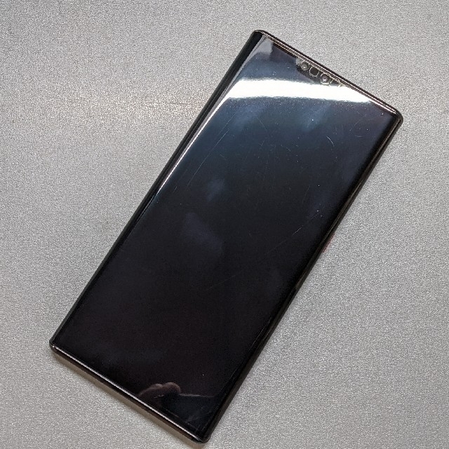 HUAWEI(ファーウェイ)のHUAWEI Mate30 Pro 4G LIO-L29 ブラック　美品 スマホ/家電/カメラのスマートフォン/携帯電話(スマートフォン本体)の商品写真