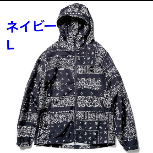 F.C.R.B.(エフシーアールビー)のF.C.Real Bristol B NAVY BANDANA L バンダナ メンズのジャケット/アウター(ナイロンジャケット)の商品写真