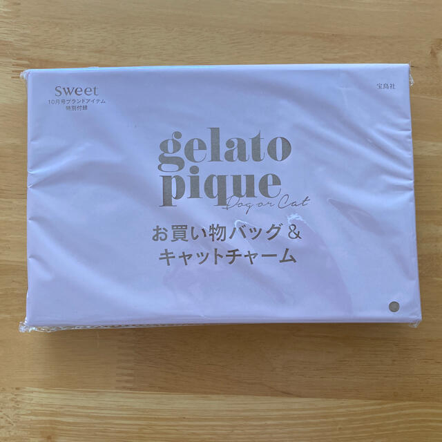 gelato pique(ジェラートピケ)のジェラートピケ　エコバッグ&キャットチャーム レディースのバッグ(エコバッグ)の商品写真