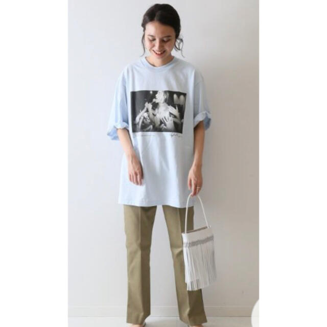 FRAMeWORK(フレームワーク)のFRAMeWORKフレームワークJOHN MASON SMITH京都限定 レディースのトップス(Tシャツ(半袖/袖なし))の商品写真