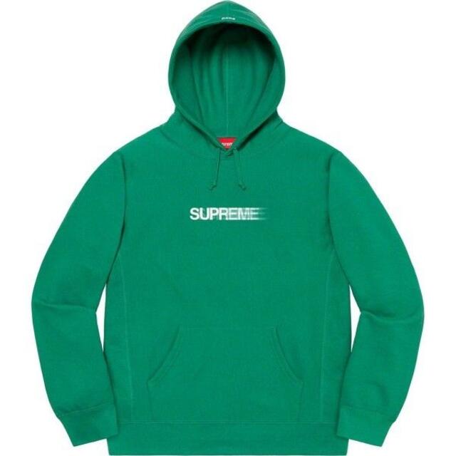 Mサイズ Supreme Motion Logo Hooded グリーン 緑トップス