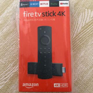 新品！Amazon ファイヤーTV スティック　4K(映像用ケーブル)