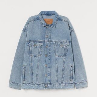 エイチアンドエム(H&M)の【オンライン完売商品】H&M NiziU コラボ デニムジャケット(Gジャン/デニムジャケット)