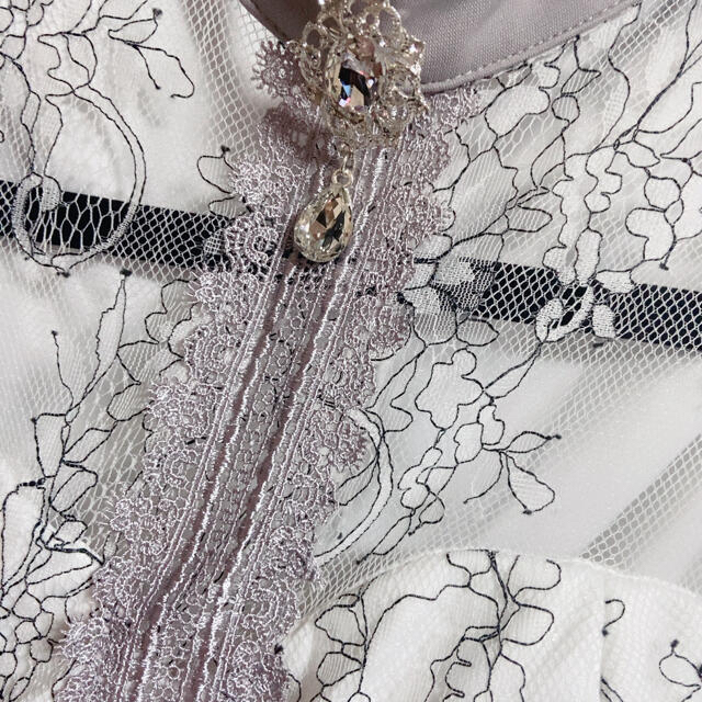 JEWELS(ジュエルズ)のキャバドレス　グレー レディースのフォーマル/ドレス(ミニドレス)の商品写真