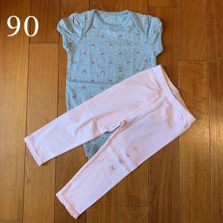 ベビーギャップ(babyGAP)の新品☆babygap☆ロンパース＆レースレギンス☆90㎝(パンツ/スパッツ)