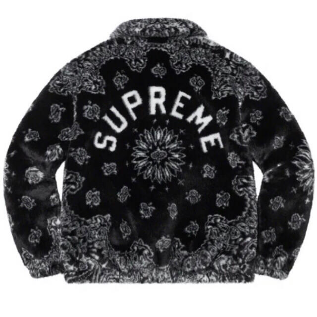 supreme Bandana Faux Fur Bomber Jacket S