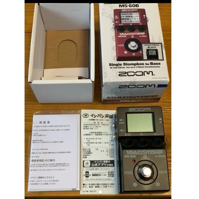 Zoom - MULTI STOMP MS-60B for Bass 限定黒色の通販 by Zoom - MULTI STOMP MS-60B for Bass 限定黒色の通販 by