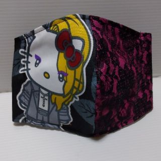 yoshikittyレースマスクカバー① インナーマスク ヨシキティ(その他)