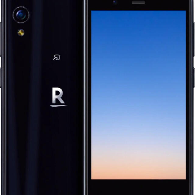 Rakuten(ラクテン)のrakuten mini BLACK 新品未開封　クリアケース付き スマホ/家電/カメラのスマートフォン/携帯電話(スマートフォン本体)の商品写真