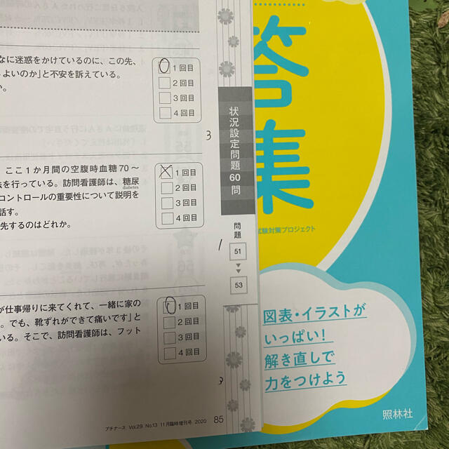 プチナース増刊 看護師国試2021 パーフェクト予想問題集　看護　国試　予想問題 エンタメ/ホビーの雑誌(専門誌)の商品写真