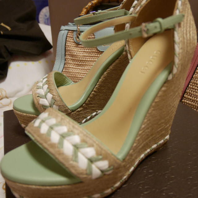 Gucci(グッチ)のGUCCI  ウェッジサンダル♡ レディースの靴/シューズ(サンダル)の商品写真